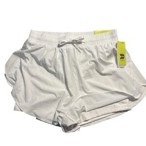 All in Motion Women's White Athletic Shorts